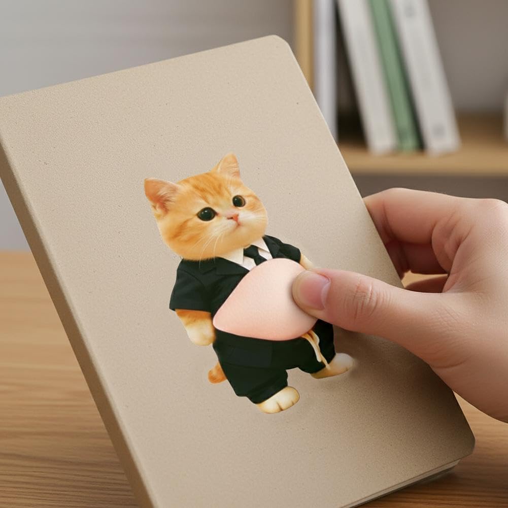 【セットお得価格 大人気 癒しぷにぷに 】 猫 犬お腹 シール 3D柔らかいお腹 ぷにぷにシール かわいい 3D もっちりスクイーズ ステッカー シー ル帳 デコレーション 3Dソフト腹付 携帯電話飾り用 手帳用 日記帳用 手芸用品 ストレス解消おもちゃ lovehiroshima-10000331 広島の恋 サンプル画像2