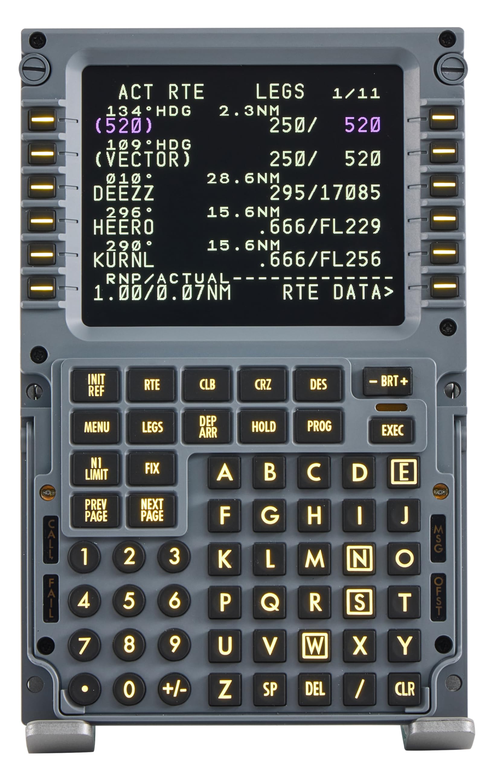 Wingflexsim A320 MCDU B737NG CDU フライトシミュレーターコントローラー リアル...