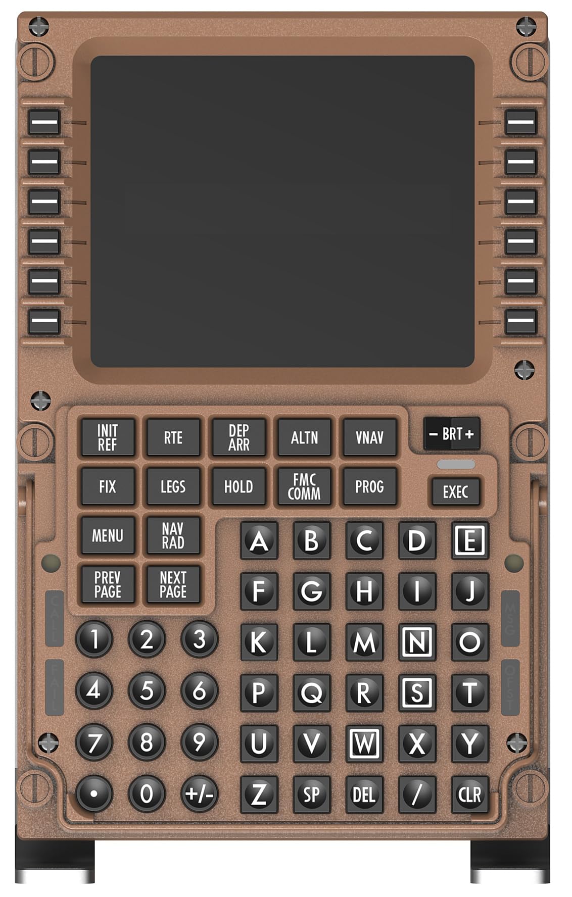 Wingflexsim A320 MCDU B737NG CDU フライトシミュレーターコントローラー リアル...