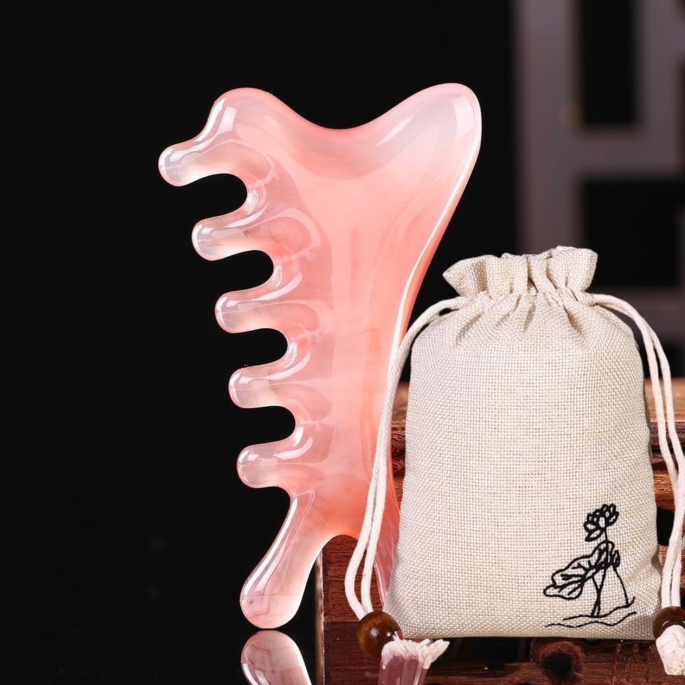 4in1多目的マッサージ 頭皮 顔 ボディ用 かっさプレート 刮痧 カッサプレート フェイス マッサージ ツボ押し 全身スクレイピング ギフトにも自分用にも最適、美しくて使い勝手の良いデザインで、誰もが喜ぶ逸品です