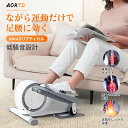 AORTD ミニ フィットネスバイク デスク下 フィットネスマシン 小型 軽量 静音 ステッパー ルームバイク 踏み台運動 ステッパー 立・座の2way エクサ...