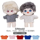 ぬいぐるみ用服 日常服人形 20色 着せ替え プレゼント Tシャツ ぬいぐるみ服 2枚セット 半袖 人形 ミニ洋服 10cm ぬいぐるみ用 コスプレ アイドル衣装 20cm かわいい 衣替え コスチューム ぬい服 ぬいぐるみ 洋服 出産 ハンドメイド 入園 入学 祝い 15cm