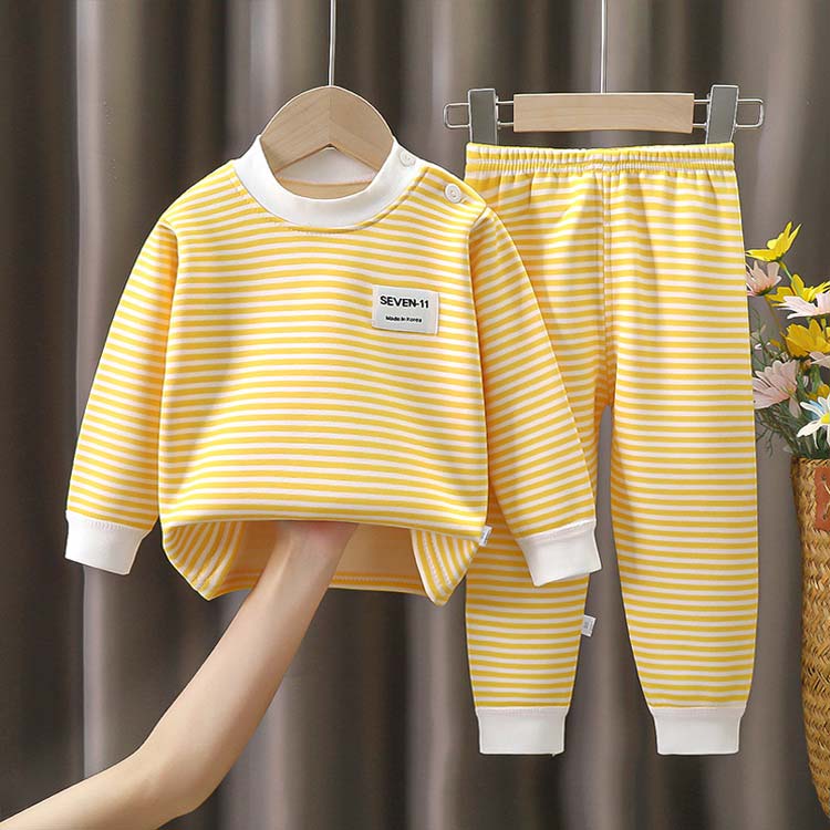パジャマ 女の子 長袖 男の子 キッズ キッズ 上下セット 春 女の子 パジャマ 冬 子供 ベビー あったか 男の子 もこもこ 長ズボン 厚手 裏起毛 ジュニア セットアップ かわいい おしゃれ 肌着 女の子 冬 寝冷え対策 暖かい 部屋着 寝巻き 秋 下着 インナー ルームウェア — vista 3