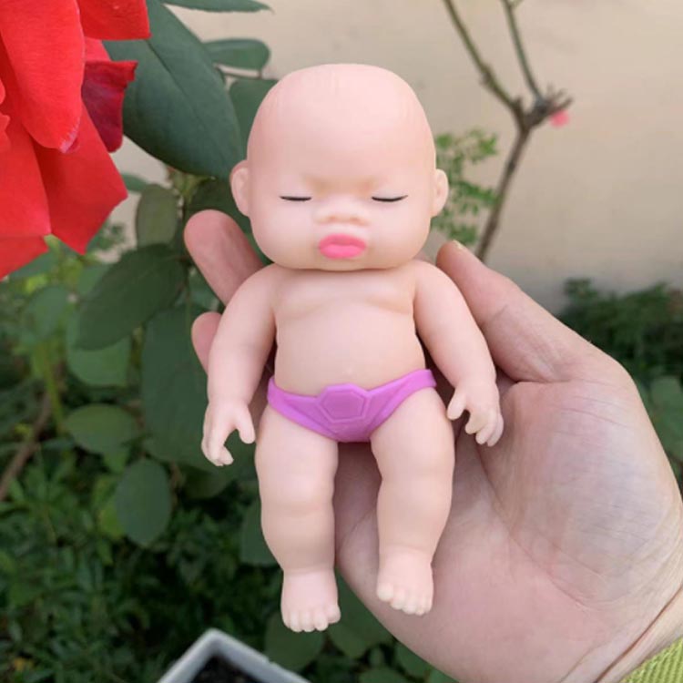 赤ちゃん スクイーズ もちもち 高さ13cm おもちゃ 人形 ストレス解消 可愛い ベイビーズ 柔らかい グッズ 減圧玩具 伸びる 低反発 景品 耐久性 暇つぶし 気持ちいい 感触 無毒 無害 クリスマス おもしろ 子供 キッズ 大人 誕生日 プレゼント 洗える loveisblind-10006494 Love・Is・blind 楽天市場店 サンプル画像3