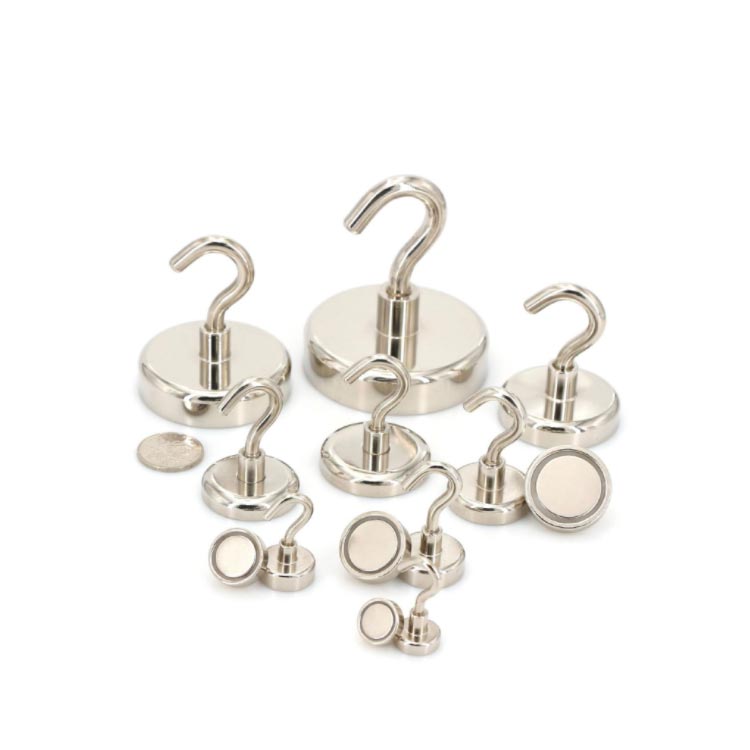 4個セット マグネット フック 磁石フック ステンレス製 ネオジム磁石 フック 強力 シンプル Magnet Hook 2kg 7kg 10kg 20kg 32kg 36kg シルバー シンプル 収納小物 便利グッズ loveisblind-10003659 Love・Is・blind 楽天市場店 サンプル画像2