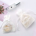 【P10倍+全品2BUY25%OFFクーポン有】巾着袋 ラッピング 包装 巾着ポーチ 小物入れ かわいい レース刺繡 ポーチ袋 ギフト バッグ 結...