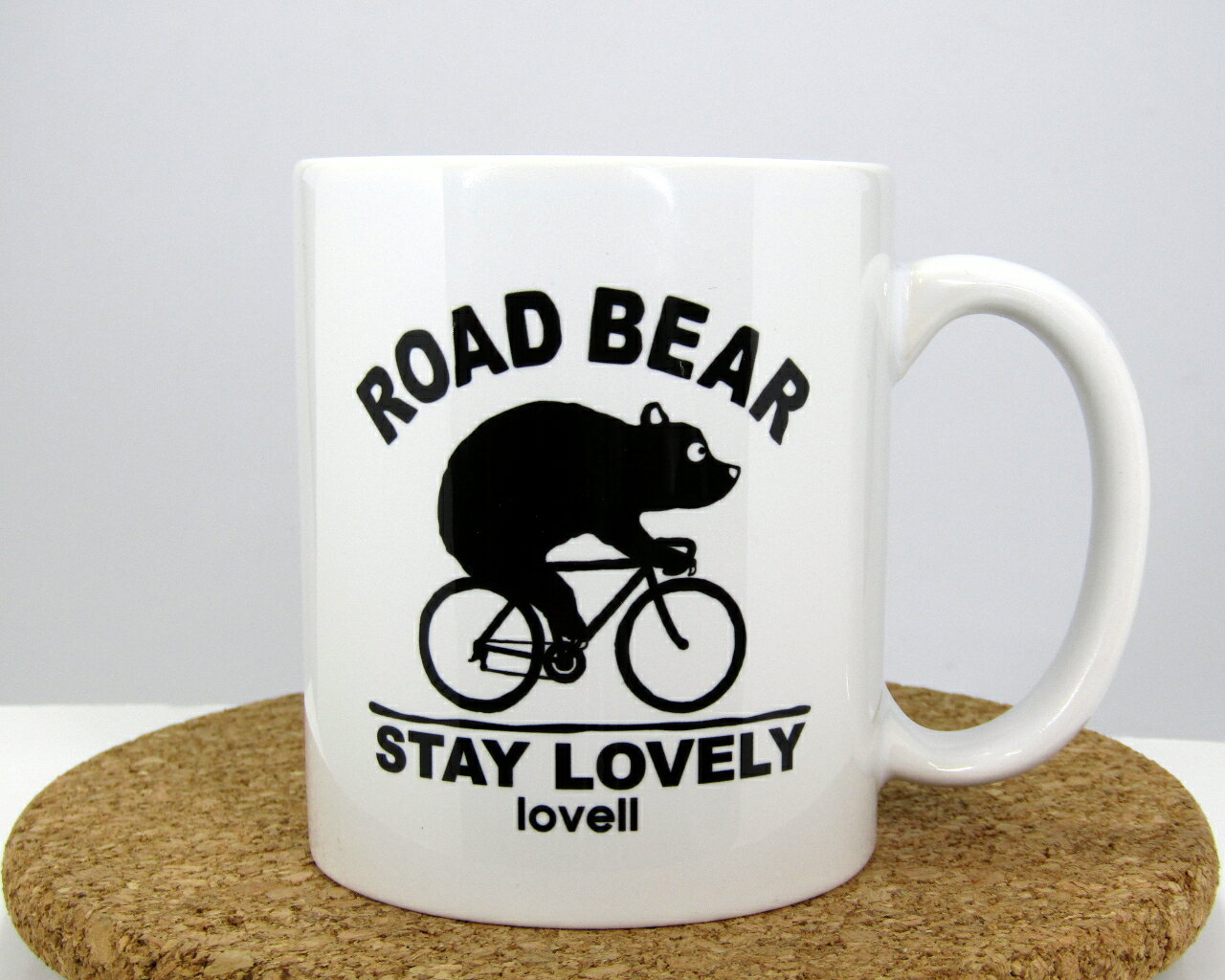 店ポイント最大10倍(～27日2時)lovell MUG CUP ROAD BEAR 自転車 自転車 マグカップ コーヒー 紅茶 おしゃれ かわいい TOP