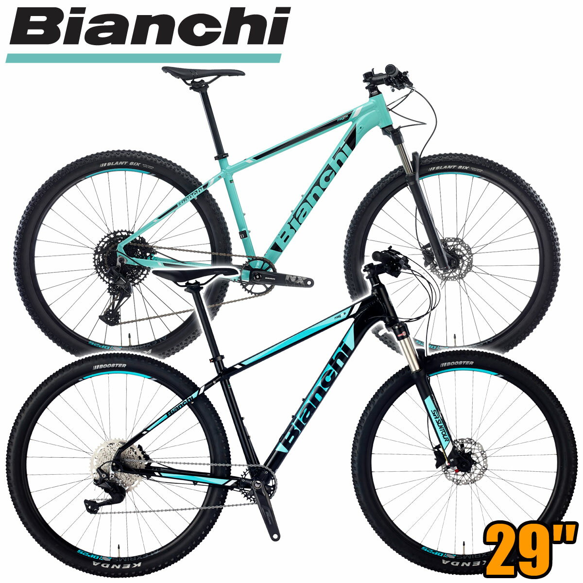 メーカー在庫限り イタリアブランド ビアンキ マウンテンバイク BIANCHI MAGMA 9.1 38cm（身長160～170cm） シマノ SHIMANO DEORE コンポーネント サスペンション