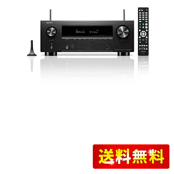 デノン Denon AVR-X2800H 7.2ch AVサラウンドレシーバー 8K Ultra HD、HDR10+、 eARC対応/ブラック AVR-X2800HK
