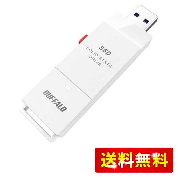 バッファロー SSD-SCT1.0U3-WA (ホワイト) 外付けSSD SSD-SCTU3Aシリーズ 1TB
