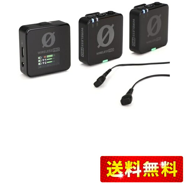 RODE Microphones ロードマイクロフォンズ Wireless PRO ワイヤレス プロ デュアルチャンネルワイヤレスマイクシステム WIPRO