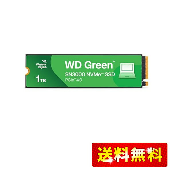 Love Lone Star㤨Western Digital ǥ ¢SSD 1TB WD Green SN3000 (ɼ5,000MB/ M.2-2280 NVMe WDS100T4G0E-ECפβǤʤ13,479ߤˤʤޤ