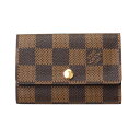 ルイヴィトン キーケース ルイヴィトン LOUIS VUITTON キーケース ダミエ・エベヌ ミュルティクレ 6 N62630