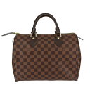 スピーディ 【P2倍 5/9 20時-5/12 24時】LOUIS VUITTON ルイヴィトン ハンドバッグ ダミエ・エベヌ スピーディ30 N41364