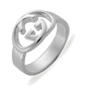 【P5倍 7/25 0時〜7/27 24時】グッチ GUCCI 190483 J8400 8106 シルバー リング 13号