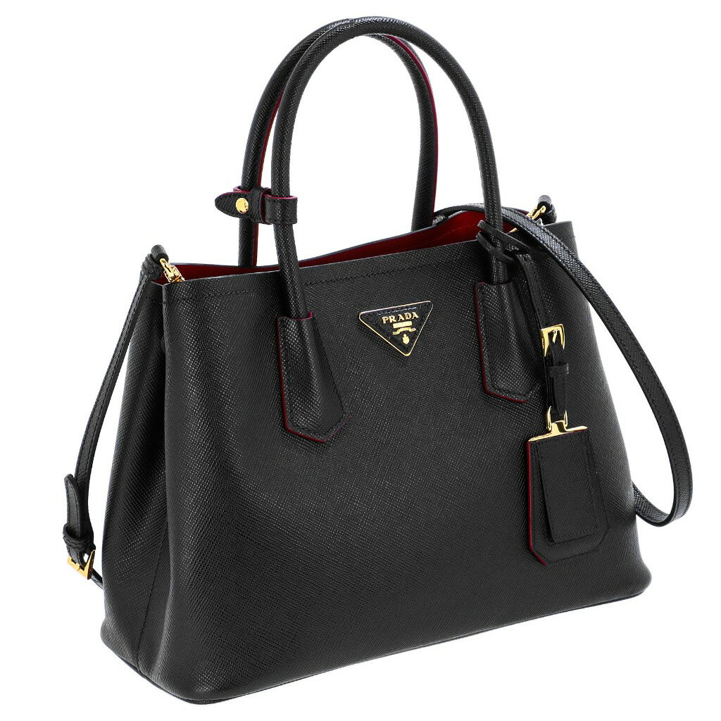 プラダ トートバッグ（レディース） 【P10倍 5/9 20時-5/12 24時】プラダ PRADA トートバッグ 1BG887 2A4A F0LJ4 NERO/FUOCO