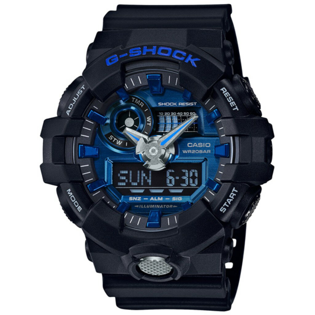 JVI CASIO rv Y G-SHOCK GVbN GA-710-1A2JF