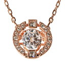 【P10倍 5/3 0時〜5/6 24時】スワロフスキー SWAROVSKI ネックレス ラインストーン ローズゴールド 5272364(4)