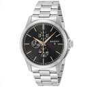 【P5倍 6/7 0時〜6/8 24時】グッチ GUCCI 腕時計 メンズ Gタイムレス クロノ ブラック YA126272(2)