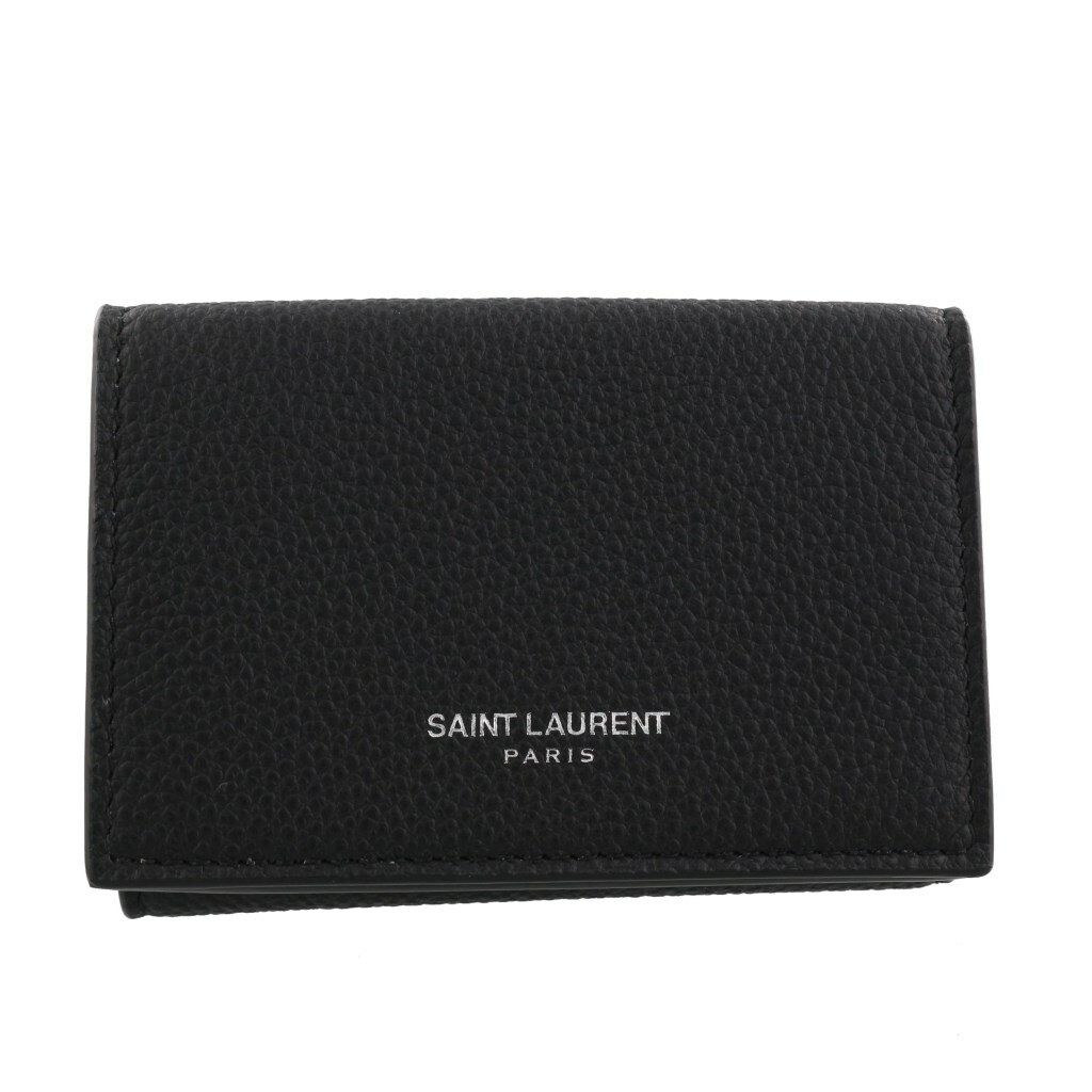 SAINT LAURENT PARIS サンローラン 三つ折り財布 レディース ブラック 459784 B680N 1000