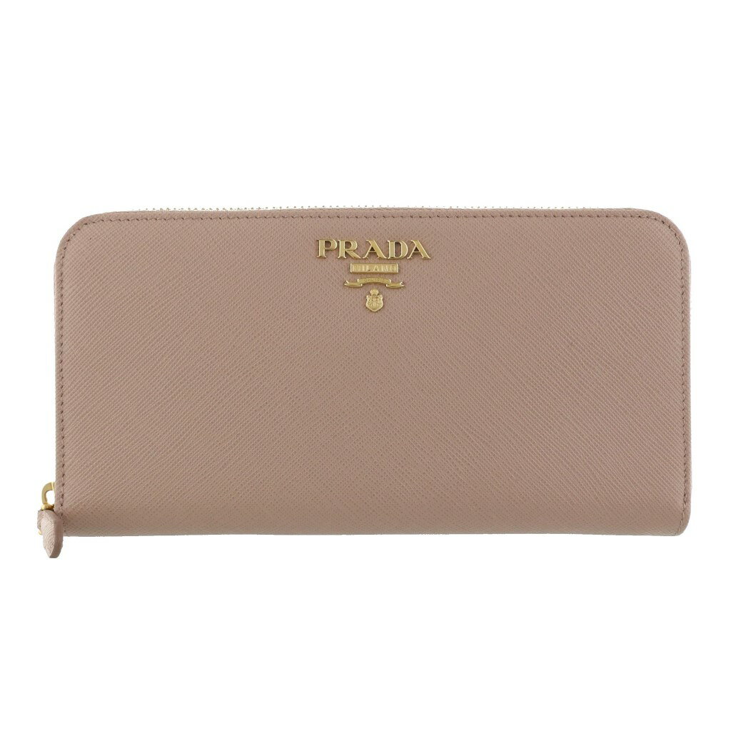 プラダ 財布（レディース） PRADA プラダ 長財布 レディース ピンクベージュ 1ML506 QWA F0236 CIPRIA