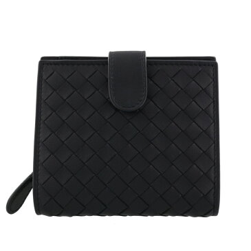 【期間限定ポイント5倍】BOTTEGA VENETA ボッテガヴェネタ 二つ折り財布 メンズ ネイビー 121059 V001N 4014 TOURMALINE