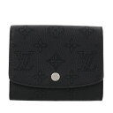 ルイヴィトン 二つ折り財布（レディース） 【P2倍 5/3 0時-5/6 24時】LOUIS VUITTON ルイヴィトン 二つ折り財布 ポルトフォイユ・イリスコンパクト ノワール M62540