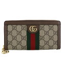 グッチ 財布（レディース） 【P5倍 5/9 20時-5/12 24時】グッチ GUCCI 長財布 レディース ブラウン 523154 96IWG 8745