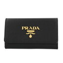 プラダ 【P10倍 5/3 0時-5/6 24時】プラダ PRADA キーケース レディース ブラック 1PG004 QWA F0002 NERO