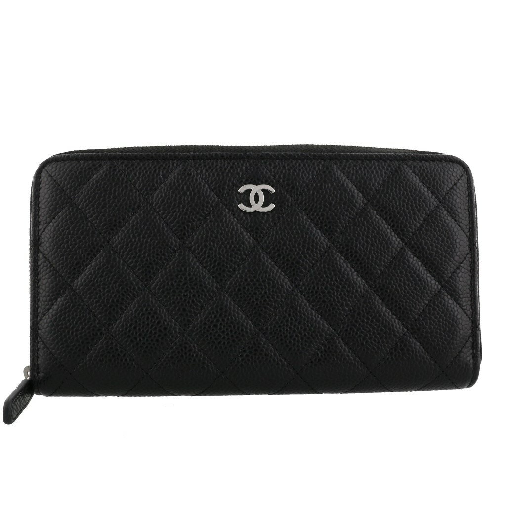 【P5倍 3/21 20時～3/27 2時】シャネル CHANEL 長財布 レディース マトラッセ ブラック AP0242 Y01588 C3906