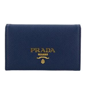 【P10倍 4/10 24時間限定】プラダ PRADA カードケース レディース ブルー 1MC122 QWA F0016 BLUETTE