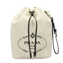 PRADA プラダ ポーチ レディース ベージュ 1NE369 ZPX F0I55 NATURALE+NER