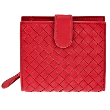 BOTTEGA VENETA ボッテガヴェネタ 二つ折り財布 メンズ イントレチャート レッド 121059 V001N 8913