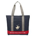 ビバリーヒルズ ポロクラブ BEVERLY HILLS POLO CLUB トートバッグ レディース ネイビー BHC003 NA/GR/WH