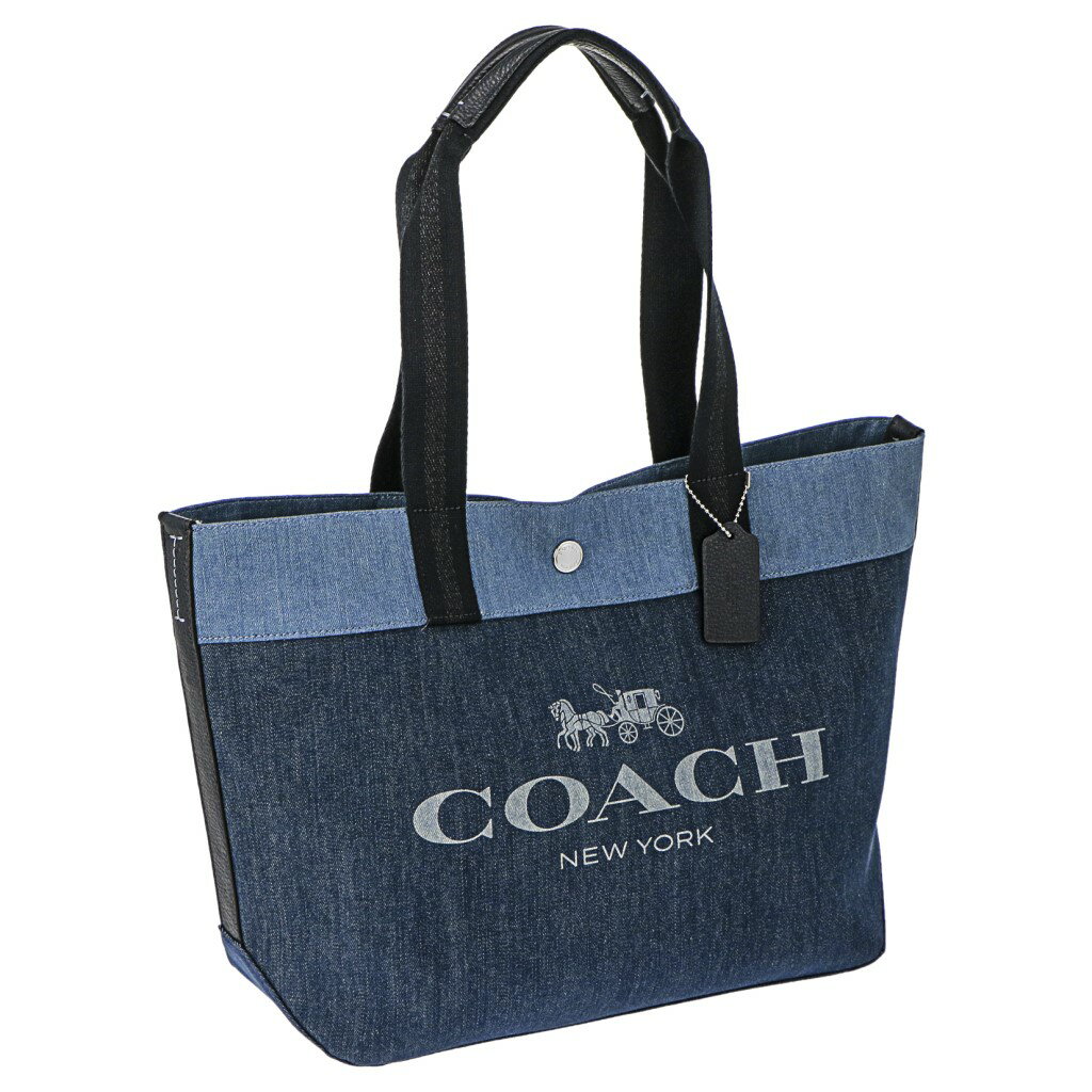 コーチ トート バッグ（レディース） 【P10倍 5/15 0時～5/16 2時】コーチ アウトレット COACH トートバッグ レディース デニム 91131 SV DE