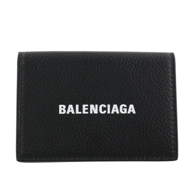 BALENCIAGA バレンシアガ 三つ折り財布 メンズ CASH ブラック 594312 1IZI3 1090 父の日 プレゼント ギフト 実用的