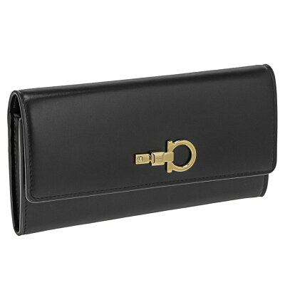 【P5倍 12/4 20時 〜12/6 24時】フェラガモ Ferragamo 長財布 レディース ブラック 22D999 0734435 NERO