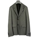 【P10倍 5/3 0時-5/6 24時】プラダ PRADA ジャケット メンズ サイズ46 グレー UGM118 0R9 S 202 F0031 GRIGIO