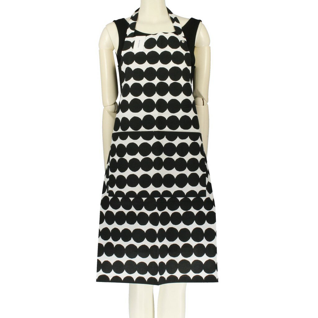 ޥå marimekko ץ ǥ RASYMATTO APRON ֥å 70692 190 Rasymatto