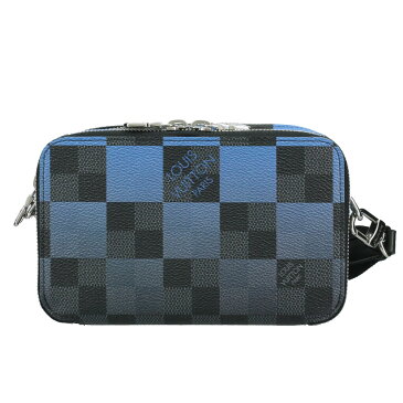 LOUIS VUITTON ルイヴィトン ショルダーバッグ メンズ ダミエ グラフィット ブルー N60414