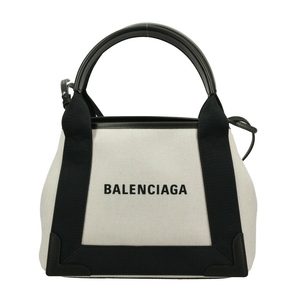 【P2倍 5/9 20時-5/12 24時】バレンシアガ BALENCIAGA トートバッグ レディース ホワイト 390346 2HH3N 9260 NATURAL/BLACK