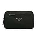 プラダ ウエストポーチ メンズ 【P10倍 4/20 0時 ～ 4/21 24時】PRADA プラダ ボディバッグ メンズ ブラック 2VL977 V WOO 2DMG F0002 NERO