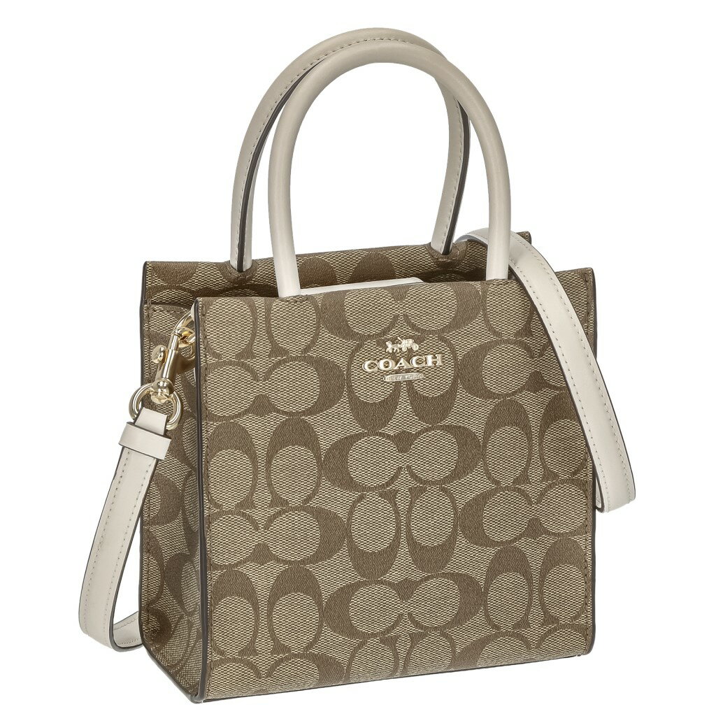 COACH OUTLET コーチ アウトレット ショルダーバッグ レディース カーキ チョーク 5693 IMDJ8