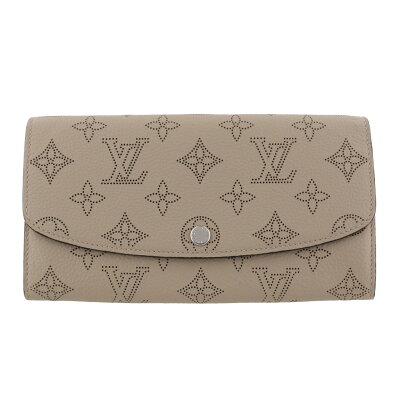 【P2倍 11/30 0時 〜12/1 24時】ルイヴィトン LOUIS VUITTON 長財布 マヒナ ポルトフォイユ・イリス ガレ M60144