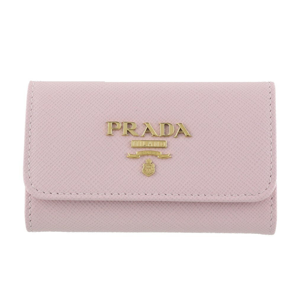 【P10倍 12/13 10時〜12/17 24時】プラダ PRADA キーケース レディース ピンク 1PG004 QWA F0E18 ALABASTRO