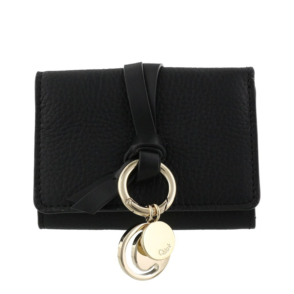 クロエ Chloe 三つ折り財布 レディース ブラック CHC21WP946 F57 001 BLACK