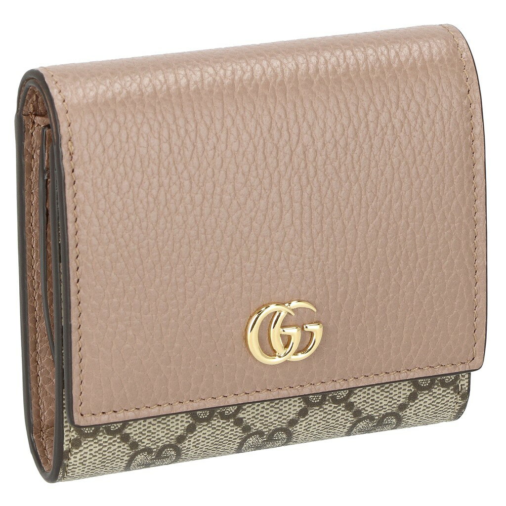 グッチ GUCCI 二つ折り財布 レディース GGマーモント ピンク 598587 17WAG 5788