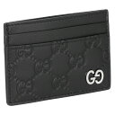 グッチ 名刺入れ 【P5倍 5/3 0時-5/6 24時】グッチ GUCCI カードケース メンズ グッチシマ ブラック 473927 CWC1N 1000