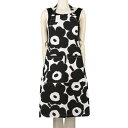 マリメッコ　エプロン マリメッコ marimekko エプロン Pieni Unikko ブラック 064161 190 BLACK