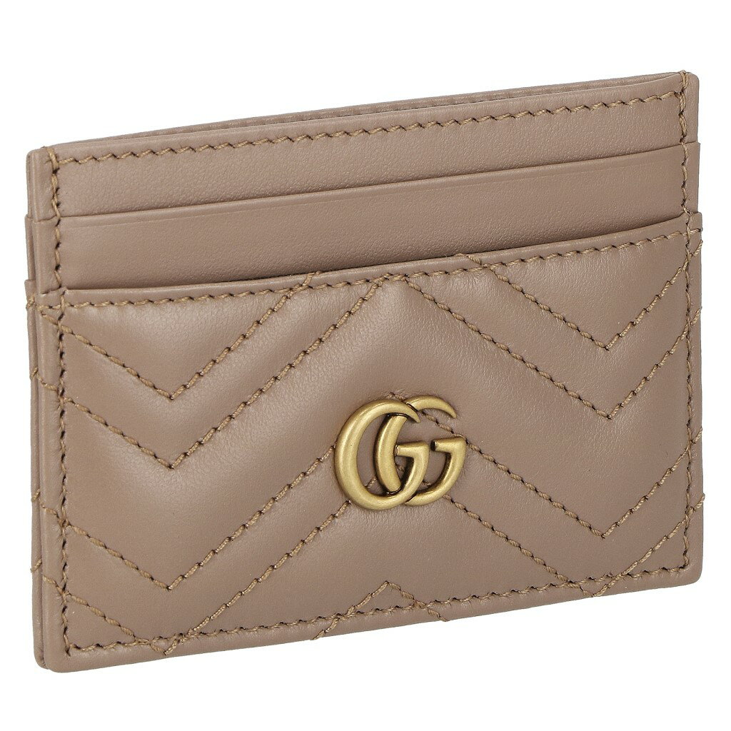 グッチ 名刺入れ 【P5倍 5/15 0時～5/16 2時】グッチ GUCCI カードケース GGマーモント ベージュ 443127 DTD1T 5729 PORCELAIN ROSE